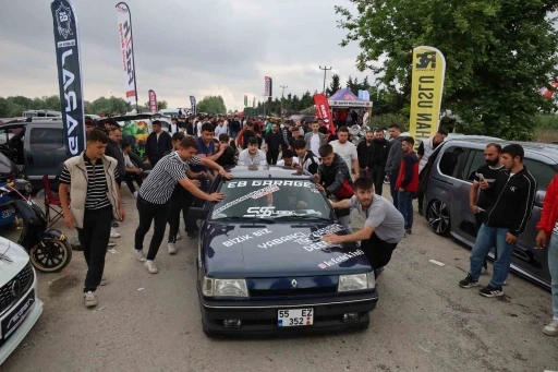 Bafra’da modifiye rüzgarı: 500 araç sergilendi
