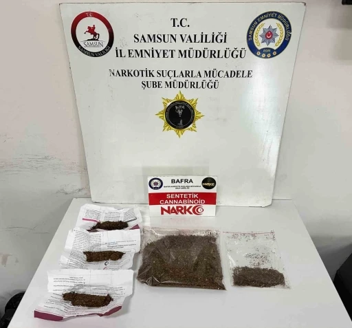 Bafra&rsquo;da narkotik operasyonu: Uyuşturucu ticareti yaparken yakalandı
