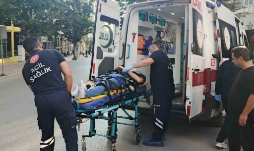 Bafra&rsquo;da trafik kazası: 1 yaralı
