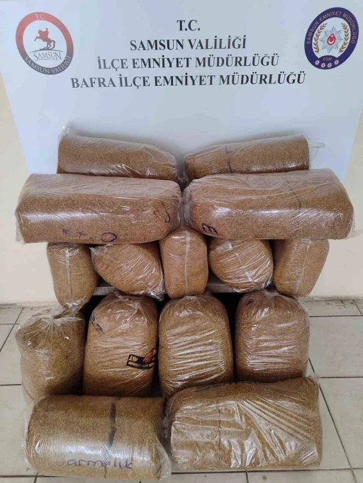 Bafra&rsquo;da t&uuml;t&uuml;n operasyonu: 75 kilo ka&ccedil;ak &uuml;r&uuml;n ele ge&ccedil;irildi
