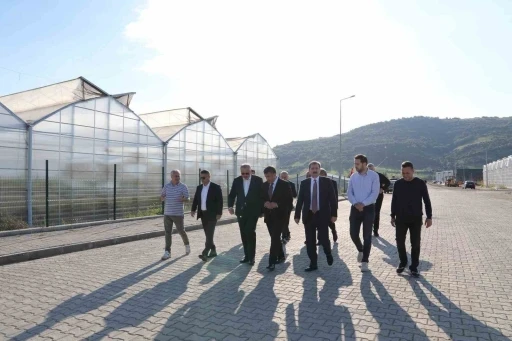 Bafra&rsquo;da &uuml;retim ve kamu yatırımları yerinde incelendi
