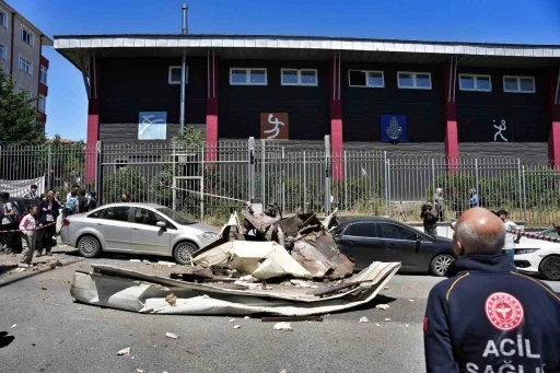 Bağcılar’da patlama sırasında yaşananlar kamerada
