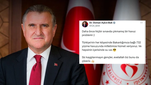 Bakan Bak&rsquo;tan Marmaris Belediyesi'ndeki havuz sorununa tepki
