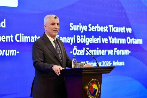 Bakan Bolat: "&Ouml;n&uuml;m&uuml;zdeki ay sonunda Uluslararası Şam Fuarı &ccedil;ok geniş katılımla yapılacak"
