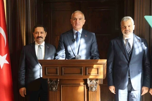 Bakan Ersoy: "11 ilimizde başlattığımız 63 işi tamamlamış bulunuyoruz"
