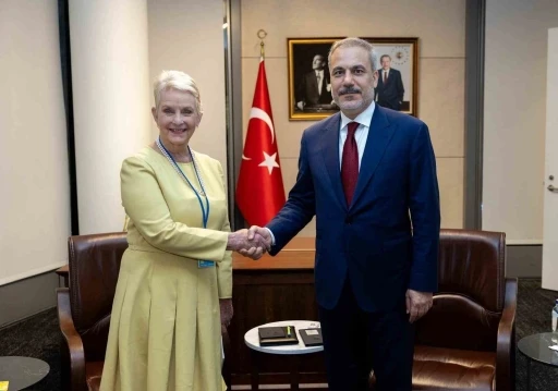 Bakan Fidan, BM Dünya Gıda Programı (WFP) İcra Direktörü Cindy McCain ile görüştü
