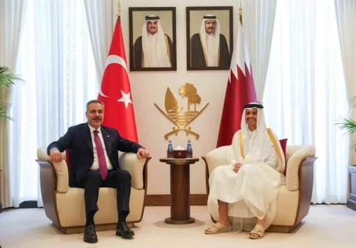 Bakan Fidan, Katarlı mevkidaşı Al Thani ile g&ouml;r&uuml;şt&uuml;
