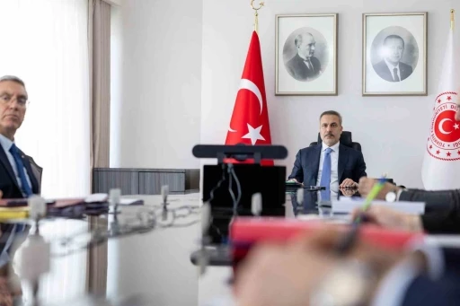 Bakan Fidan "H&uuml;rm&uuml;z Boğazı&rsquo;nda durum" konulu &ccedil;evrimi&ccedil;i toplantıya katıldı

