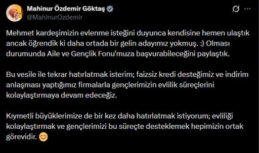 Bakan G&ouml;ktaş, Mehmet &Ccedil;ift&ccedil;i&rsquo;ye ulaştı
