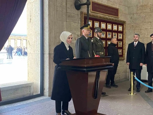 Bakan Göktaş’tan Anıtkabir’e ziyaret
