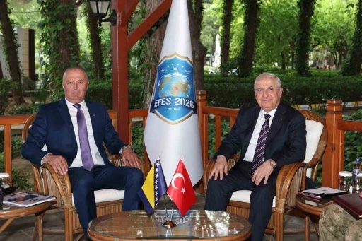Bakan G&uuml;ler, Bosna Hersekli mevkidaşı Helez ile bir araya geldi
