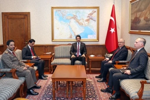 Bakan G&uuml;ler, Katar Ankara B&uuml;y&uuml;kel&ccedil;isi Al-Henzab&rsquo;ı kabul etti
