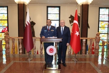 Bakan Güler, Katar Genelkurmay Başkanı Al-Nabet’i kabul etti
