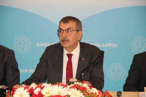 Bakan Tekin: "2013 yılından itibaren Erzurum&rsquo;da 187 okul yaptık"
