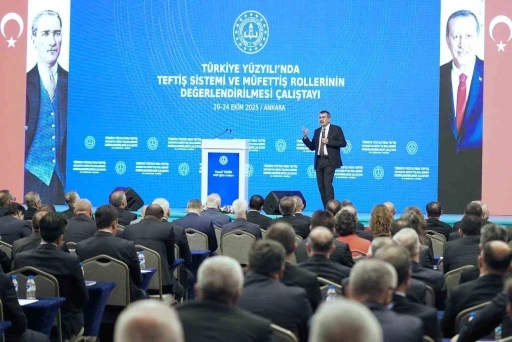 Bakan Tekin: &quot;Eğitim kalitesinin sürekli iyileştirilmesine imkan veren bir teftiş sisteminin yapılandırılmasını kıymetli buluyoruz&quot;
