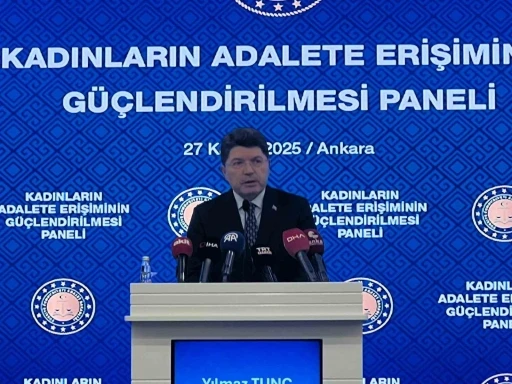 Bakan Tunç: &quot;Kadına yönelik şiddet bizim kırmızı çizgimizdir &quot;

