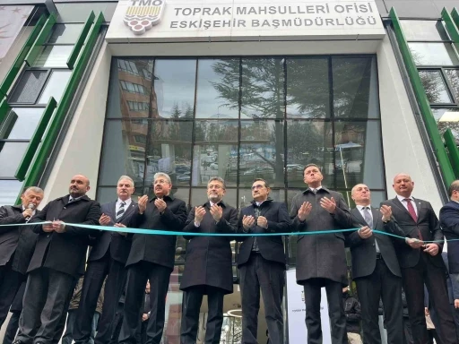Bakan Yumaklı, Eskişehir&rsquo;de TMO&rsquo;nun yeni binasını a&ccedil;ılışını ger&ccedil;ekleştirdi
