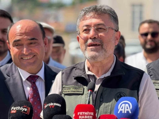 Bakan Yumaklı Seydikemer'de Dev Projeyi A&ccedil;ıkladı