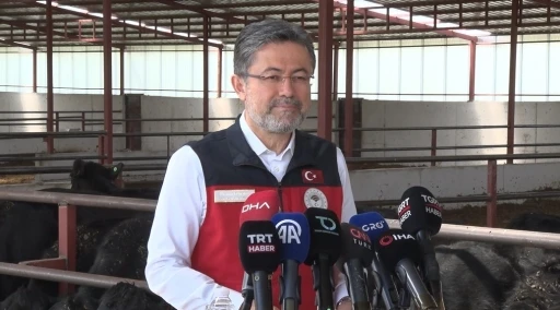 Bakan Yumaklı: &quot;Hayvan başına aylık 1500 lira, yıllık toplam 18 bin lira bakım ve besleme desteği vereceğiz&quot;
