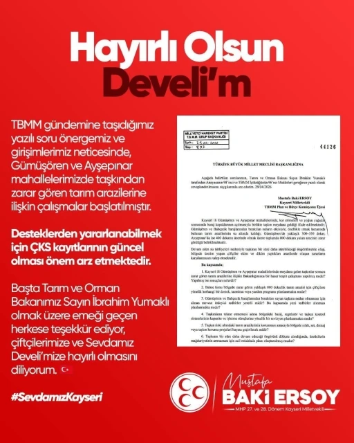 Baki Ersoy m&uuml;jdeyi verdi: "Hayırlı olsun Develim"
