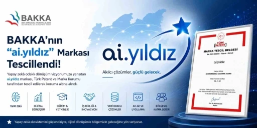 BAKKA&rsquo;nın "ai.yıldız" markası T&uuml;rk Patent ve Marka Kurumu tarafından tescil edildi
