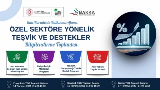 BAKKA; özel sektöre teşvik ve destekleri anlatacak
