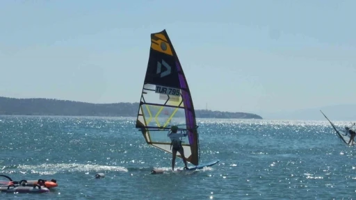 Balıkesir&rsquo;de Windsurf Ligi coşkusu başladı

