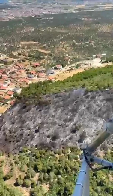 Balıkesir&rsquo;deki orman yangını kontrol altına alındı
