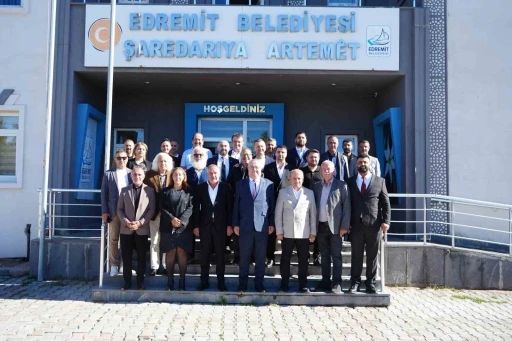Balıkesir Edremit heyetinden, Van Edremit’e kardeşlik ziyareti
