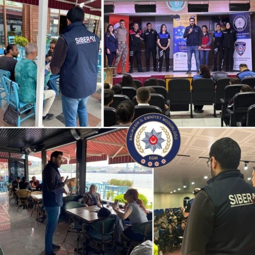 Balıkesir Emniyeti’nden siber farkındalık eğitimi
