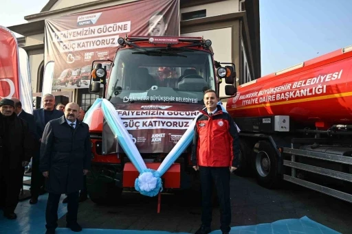 Balıkesir İtfaiyesi g&uuml;c&uuml;ne g&uuml;&ccedil; katıyor
