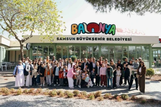 Balonya özel misafirlerini ağırladı
