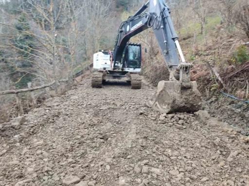 Bartın&rsquo;da heyelan
