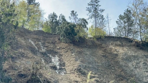 Bartın’da heyelan
