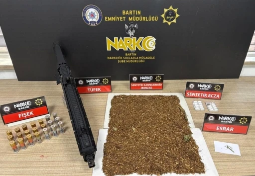 Bartın&rsquo;da uyuşturucu operasyonu: 6 g&ouml;zaltı

