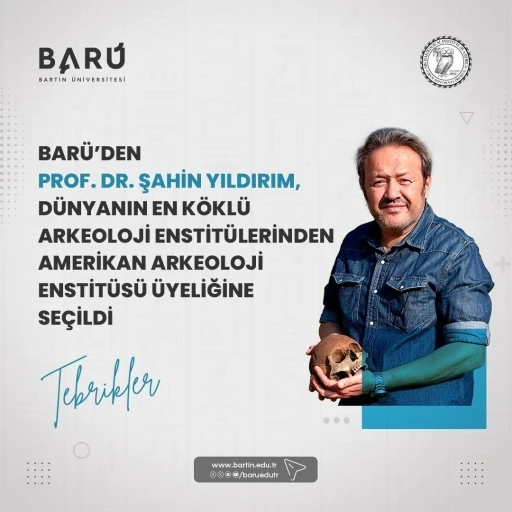 BAR&Uuml;&rsquo;den Prof. Dr. Yıldırım, Amerikan Arkeoloji Enstit&uuml;s&uuml; &uuml;yeliğine se&ccedil;ildi
