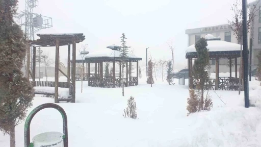 Başkale&rsquo;de kar yağışı başladı
