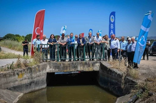Başkan Akın&rsquo;dan Pamuk&ccedil;u-Aslıhantepecik Ovasına can suyu
