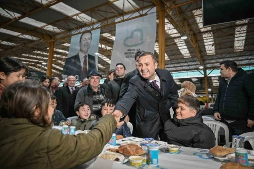 Başkan Akın Havranlı hemşehrileriyle aynı sofrada buluştu
