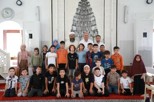 Başkan Arslan’dan Kur’an kursu öğrencilerine ziyaret
