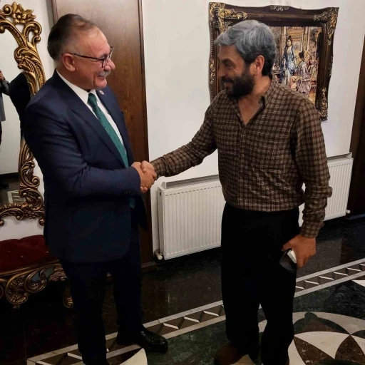 Başkan Arslan&rsquo;dan "&Ccedil;ırak" dizisi setine ziyaret

