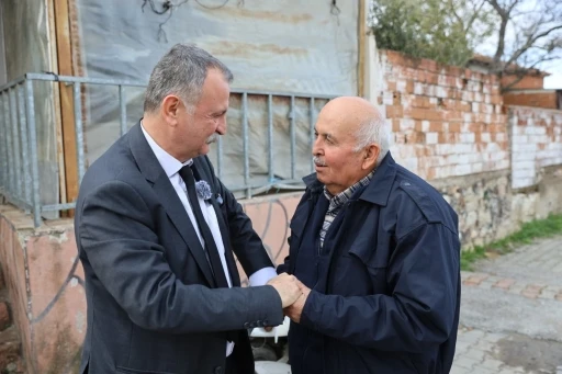 Başkan Balaban Ortak&ouml;y sakinlerinin taleplerini tek tek not aldı
