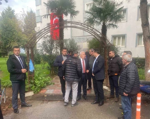 Başkan Bozbey’den şehit binbaşının ailesine taziye ziyareti
