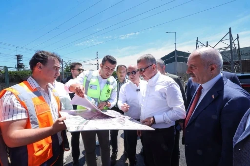 Başkan B&uuml;y&uuml;kakın &ccedil;alışmaları yerinde inceledi

