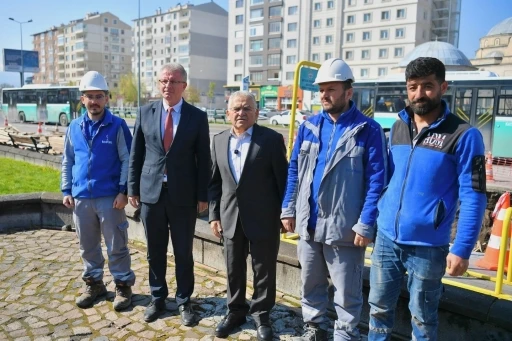Başkan B&uuml;y&uuml;kkılı&ccedil;, 11 adet yaya &uuml;st ge&ccedil;idi projesinin ilk etap &ccedil;alışmalarını inceledi
