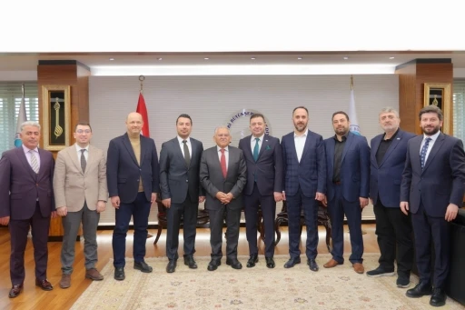 Başkan B&uuml;y&uuml;kkılı&ccedil;, OSB y&ouml;netimini ağırladı
