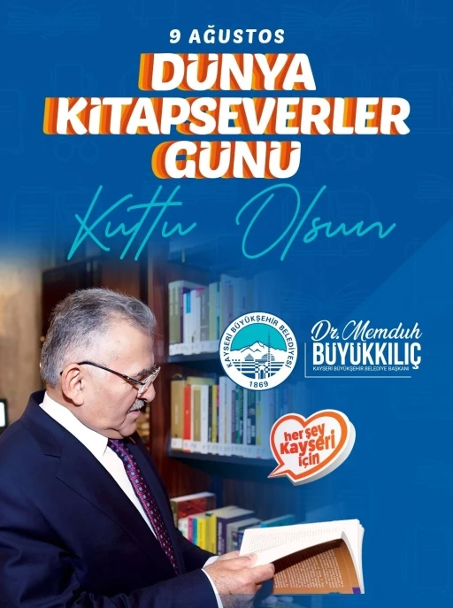 Başkan Büyükkılıç: &quot;15 kütüphanede 1 milyonu aşkın ziyaretçi ağırladık&quot;
