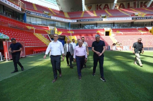 Başkan Büyükkılıç: &quot;RHG Enertürk Enerji Stadyumu, 2025-2026 sezonuna hazır&quot;
