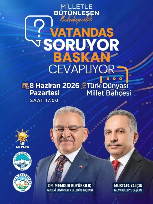 Başkan B&uuml;y&uuml;kkılı&ccedil; vatandaşlarla buluşacak

