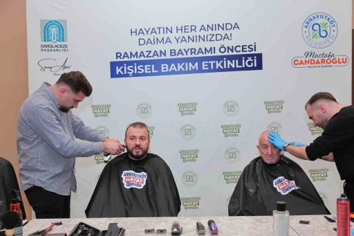 Başkan Candaroğlu’ndan koca çınarlara bayram tıraşı sürprizi
